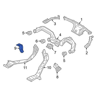 Mazda OE - Left Center Instrument Panel Air Duct
