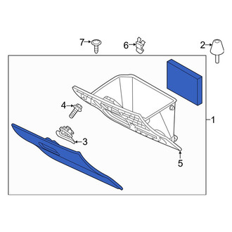 Mazda OE - Front Glove Box Assembly