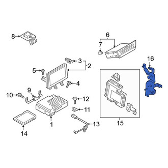 Mazda OE - Radio Bracket