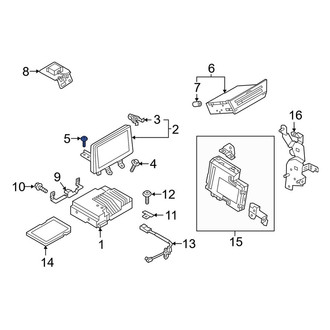 Mazda OE - GPS Navigation Control Module Screw