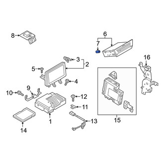 Mazda OE - CD Player Insulator
