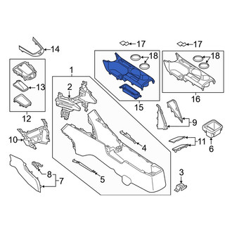 Mazda OE - Console Cup Holder