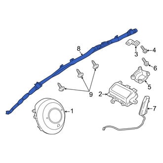 Mazda OE - Left Curtain Air Bag
