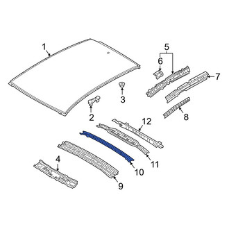 Mazda OE - Center Roof Bow