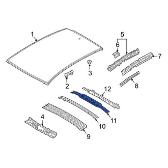 Mazda OE - Rear Roof Bow