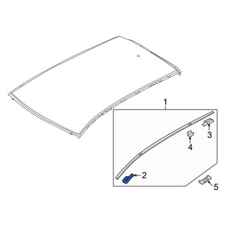 Mazda OE - Front Right Roof Molding Cap