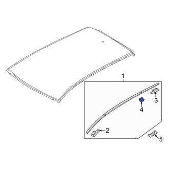 Mazda OE - Center Roof Molding Cap