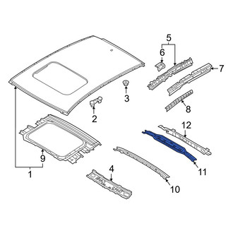 Mazda OE - Rear Roof Bow