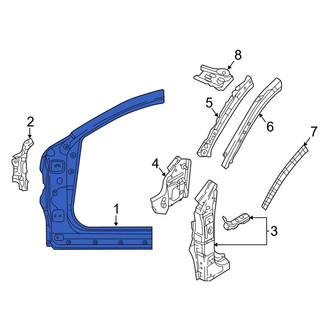 Mazda OE - Left Outer Body A-Pillar