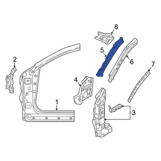 Mazda OE - Left Upper Inner Body A-Pillar