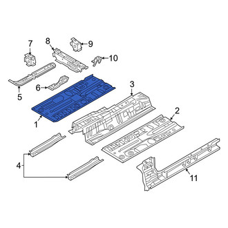 Mazda OE - Front Right Floor Pan