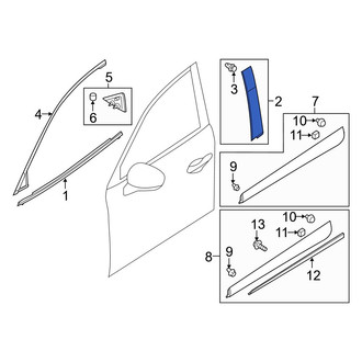 Mazda OE - Front Left Door Applique