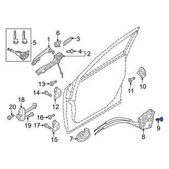 Mazda OE - Door Latch Screw