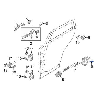 Mazda OE - Door Latch Screw