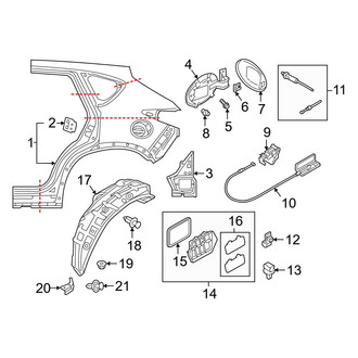 Mazda OE - Quarter Panel & Components