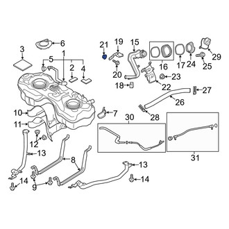 Mazda OE - Fuel Filler Nut