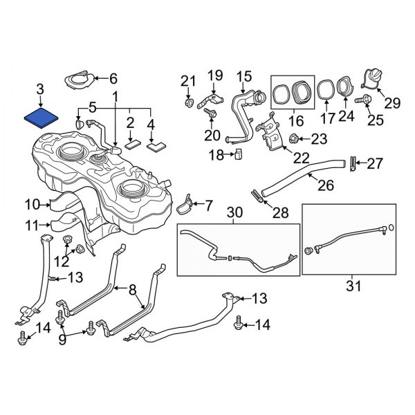 Fuel Tank Insulator