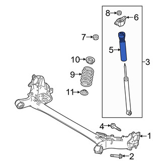 Mazda OE - Rear Suspension Shock Absorber Bellows