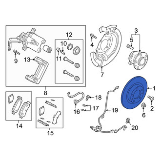 Mazda OE - Rear Disc Brake Rotor