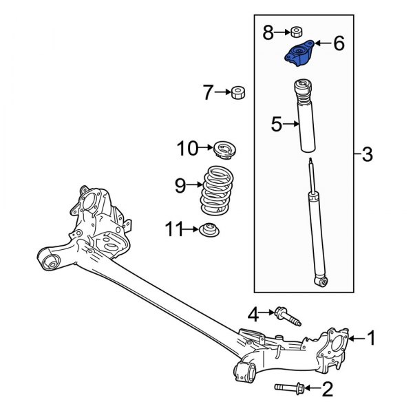 Suspension Shock Absorber Mount