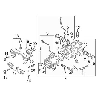 Mazda OE - Rear Suspension - Axle & Differential (AWD)