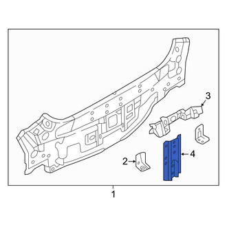 Mazda OE - Rear Rear Body Reinforcement Plate