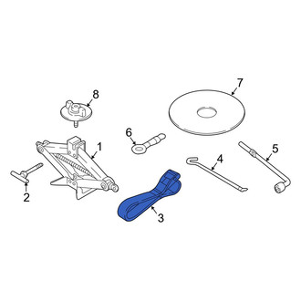Mazda OE - Floor Jack Bracket