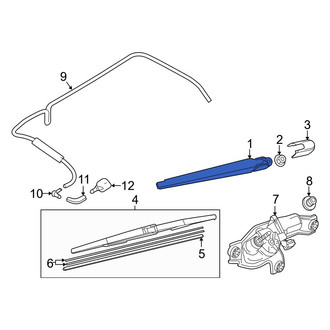 Mazda OE - Rear Wiper Arm