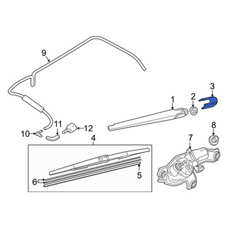 Mazda OE - Wiper Arm Cap