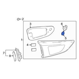 Mazda OE - Rear Back Up Light Bulb