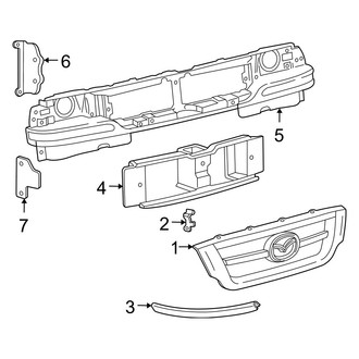 Mazda OE - Grille & Components
