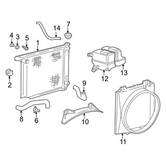 Mazda OE - Cooling - Radiator & Components (2.5L Gas)