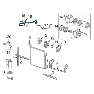 Mazda OE - A/C Refrigerant Discharge Hose