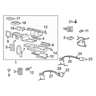 Mazda OE - HVAC Air Adjustment Control Motor