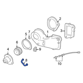 Mazda OE - HVAC Blower Motor Housing Drain Tube