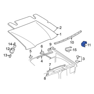 Mazda OE - Front Hood Release Handle