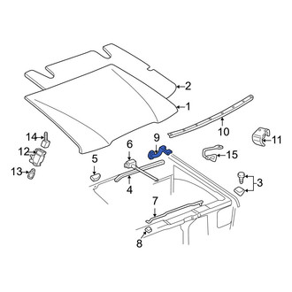 Mazda OE - Front Left Hood Hinge