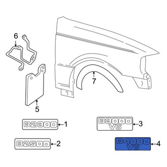Mazda OE - Front Fender Emblem