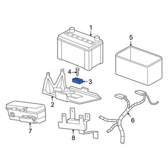 Mazda OE - Battery Hold Down