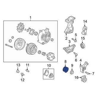 Mazda OE - Alternator Pulley