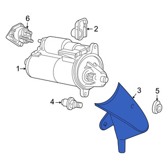 Mazda OE - Starter Heat Shield