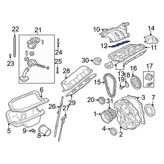 Mazda OE - Fuel Injection Plenum Gasket