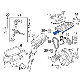 Mazda OE - Lower Engine Intake Manifold Gasket