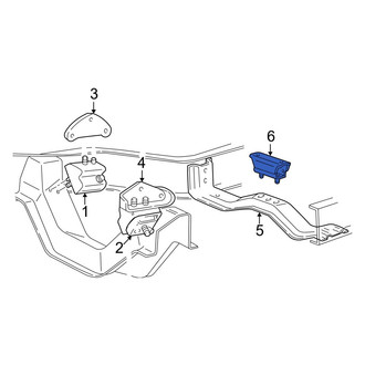 Mazda OE - Transmission Crossmember Insulator