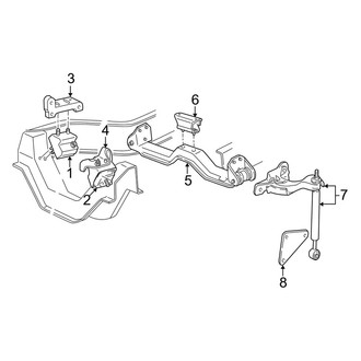 Mazda OE - Engine & Transmission Mounting (RWD 4.0L)