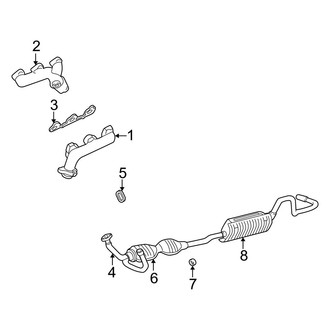 Mazda OE - Exhaust System - Exhaust Components (SE / SX / Troy Lee)