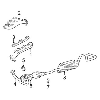 Mazda OE - Exhaust System - Exhaust Components (SE / Troy Lee)
