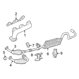 Mazda OE - Exhaust System - Exhaust Components (Base)