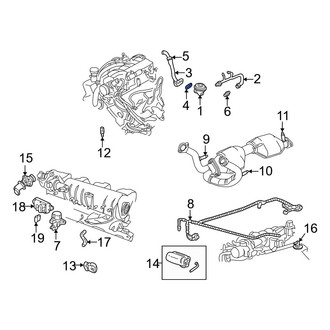Mazda OE - Exhaust Gas Recirculation (EGR) Tube Gasket