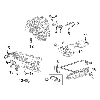 Mazda OE - Emission System - Emission Components